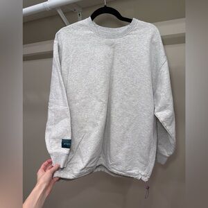 Womens oversized crewneck